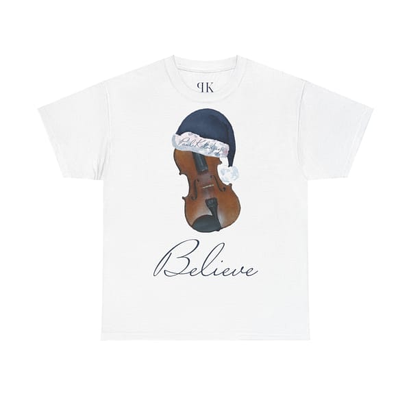 Believe T-Shirt (white with blue hat)