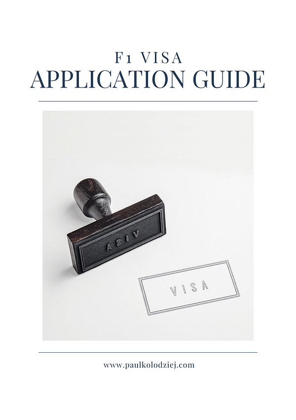 F1 Visa Application Guide [Digital]
